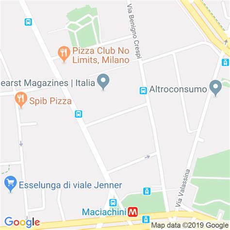 Mappa di Via Roberto Bracco a Milano .